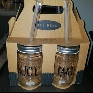 Rae Dunn Mason Jar cups